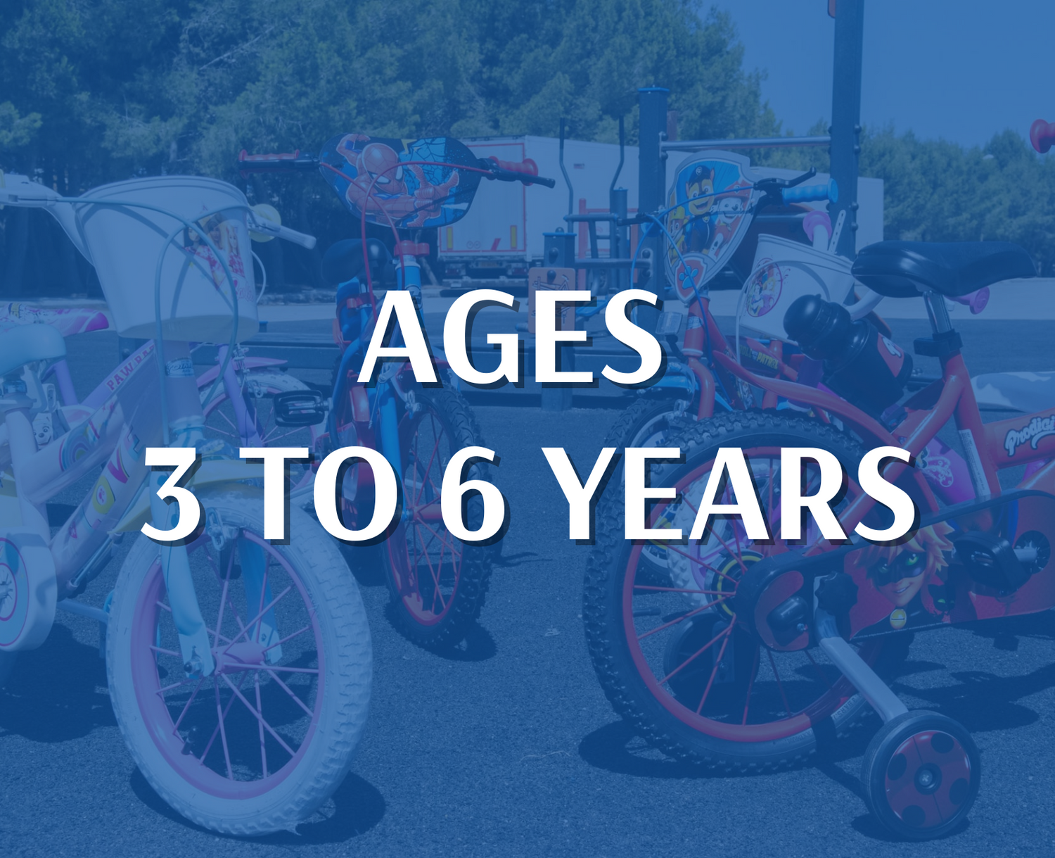 Kids bikes for ages 3 to 6 years